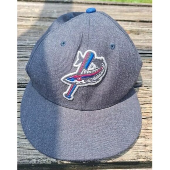 Pensacola Blue Wahoos New Era Hat MILB  Minor League Baseball Mens 7 1/4 - Picture 1 of 9